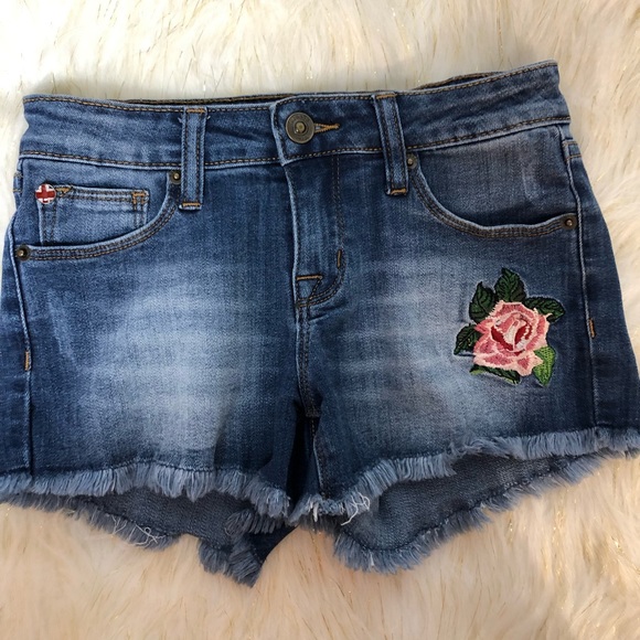 Hudson Jeans Other - Hudson Embroidered Girls Jeans Shorts Size 12